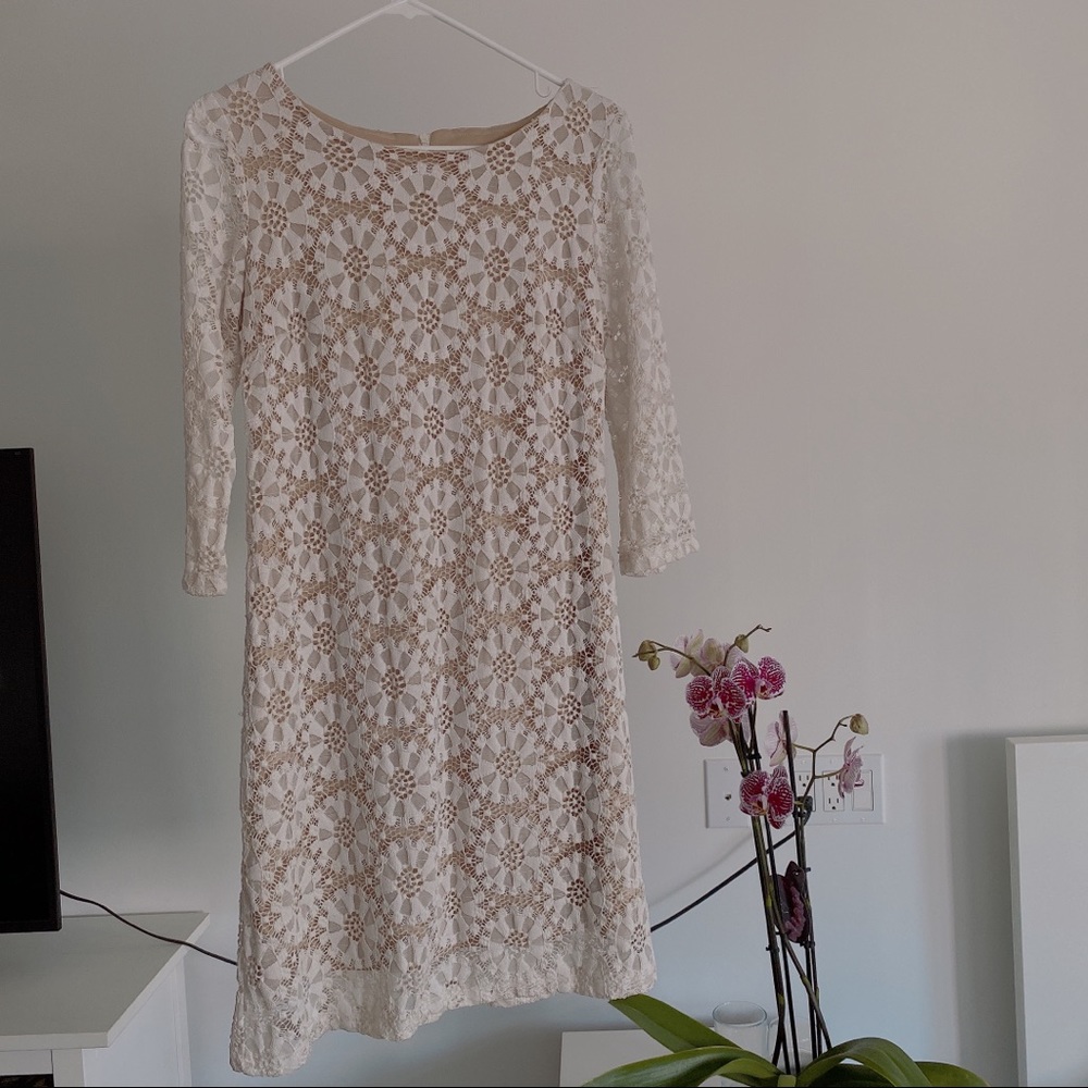 RNStudio Creamy Lace Dress